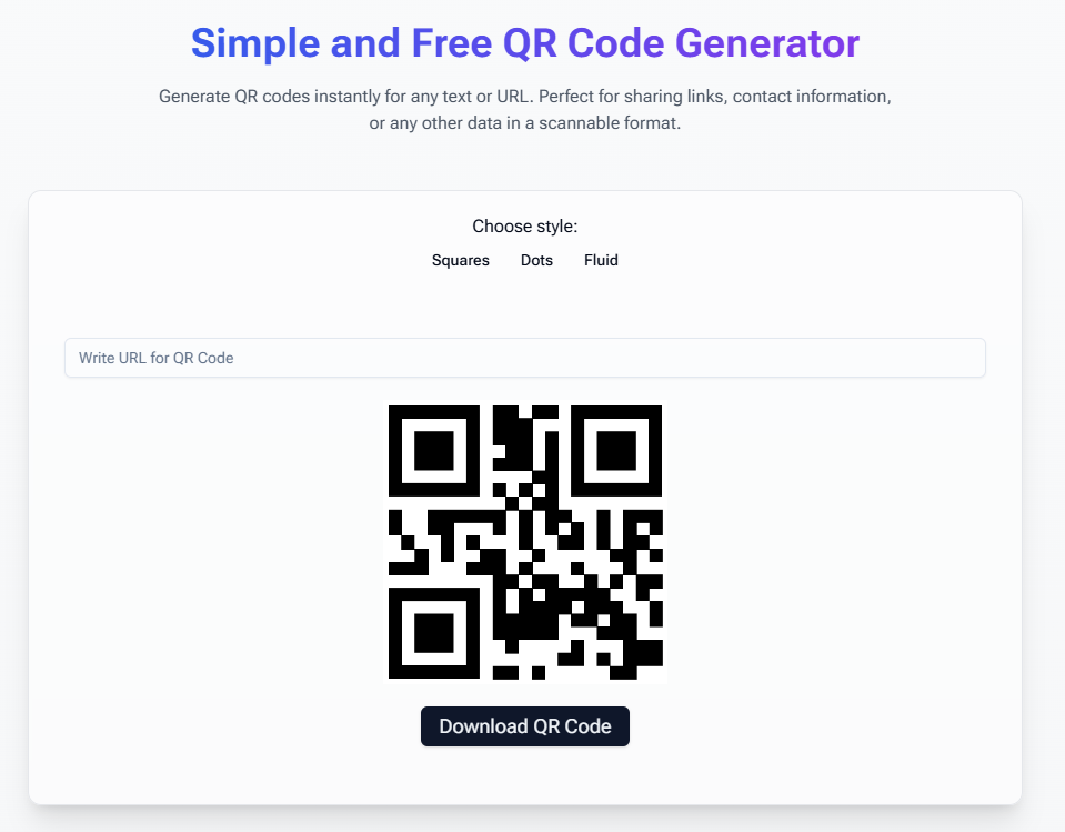 Free QR Code Generator: Create Custom QR Codes Instantly