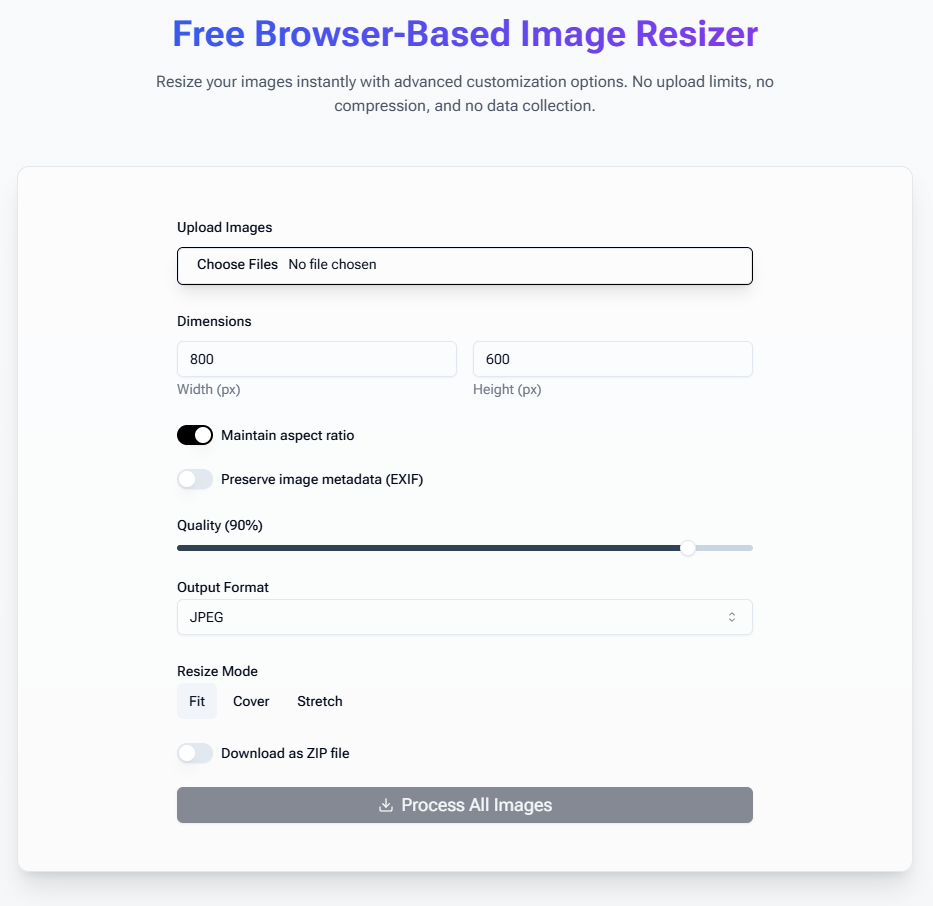 Free Browser-Based Image Resizer: A Complete Guide